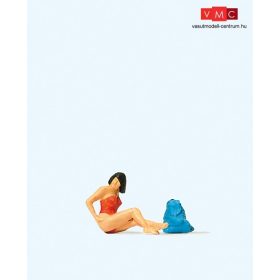 Preiser 28127 Napozó hölgy (H0)