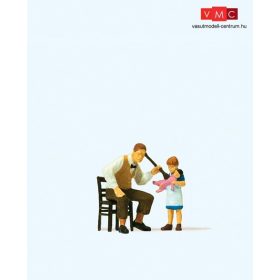 Preiser 28155 Gyermekorvos apuka gyermekével (H0)