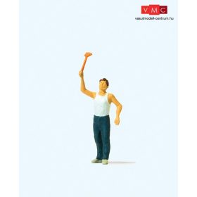 Preiser 28157 Férfi légycsapóval (H0)