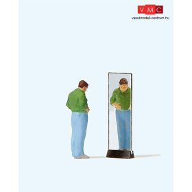 Preiser 28161 Nadrágpróba a tükör előtt (H0)