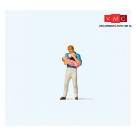 Preiser 28177 Apuka cumizó kisbabával (H0)