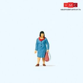 Preiser 28201 Hölgy bevásárláson (H0)