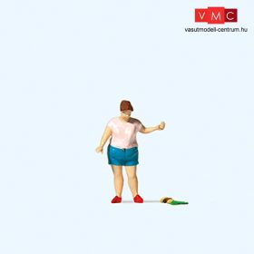   Preiser 28232 Kövér hölgy hamburgerrel (vagy nélküle) (H0)