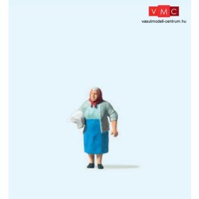 Preiser 28255 Idős újságkihordó asszony (H0)