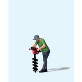 Preiser 28263 Férfi földfúró géppel (H0)