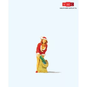 Preiser 29028 Christmas Girl ajándékos puttonnyal (H0)