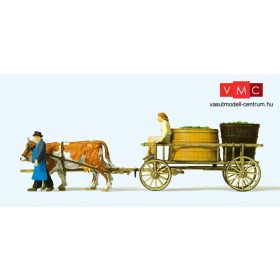 Preiser 30397 Szüreti szekér, tehenekkel (H0)
