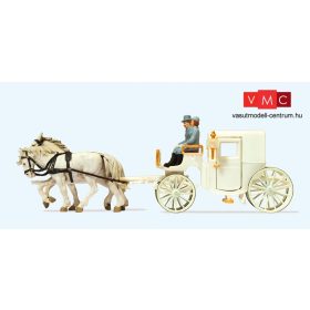 Preiser 30495 Esküvői zárt hintó, figurákkal (H0)