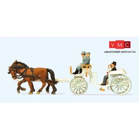 Preiser 30496 Esküvői nyitott hintó, figurákkal (H0)