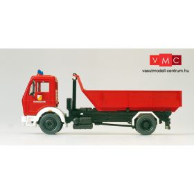   Preiser 31207 Mercedes-Benz 1622/45 cserefelépítményszállító tűzoltóautó (H0)