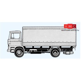   Preiser 31320 Mercedes-Benz LP 1113, platós/ponvyvás teherautó - Építőkészlet (H0)