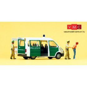   Preiser 33248 Ford Transit rendőrautó - Polizei, rendőrökkel (H0)