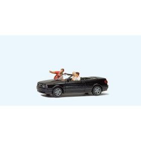   Preiser 33257 Audi Cabrio 3 db figurával - Mindig egyenesen!! (H0)