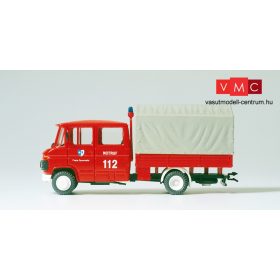   Preiser 35015 Mercedes-Benz L 407 D ponyvás tűzoltóautó (H0)