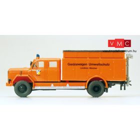   Preiser 35016 Magirus F 200 D 16 A környezetvédelmi szerkocsi (H0)