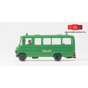   Preiser 37020 Mercedes-Benz L 508 D Grukw kisbusz - Polizei (H0)
