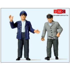 Preiser 44918 Gőzmozdonyvezető és fűtő (G)