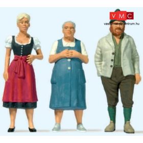 Preiser 44921 Emberek bajor népviseletben (G)