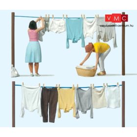   Preiser 44936 Háziasszonyok a ruhaszárító kötélnél (G)