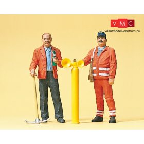 Preiser 45005 Vasúti pályamunkások légkürttel (G)