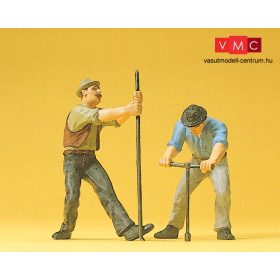 Preiser 45009 Vasúti pályamunkások T-kulccsal (G)