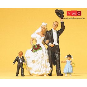 Preiser 45041 Esküvői pár gyerekekkel (G)