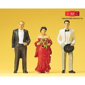 Preiser 45042 Örömapa és örömanya vőlegénnyel (G)