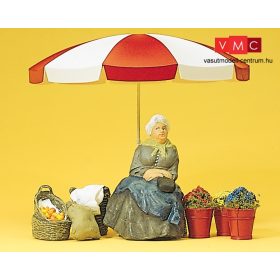 Preiser 45046 Piaci kofa portékáival (G)