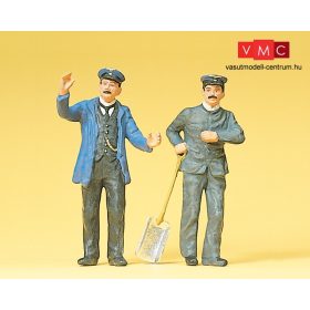   Preiser 45050 Gőzmozdonyvezető és fűtő az 1900-as évekből (G)