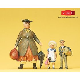 Preiser 45061 Asszony gyerekekkel az 1900-as évekből (G)
