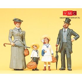   Preiser 45062 Házaspár gyerekekkel az 1900-as évekből (G)