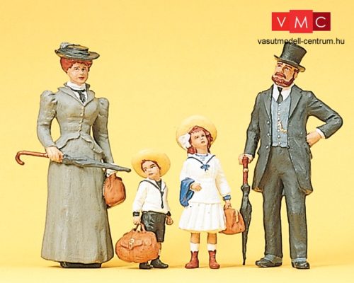 Preiser 45062 Házaspár gyerekekkel az 1900-as évekből (G)