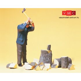 Preiser 45090 Tüzifát aprító ember (G)