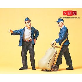 Preiser 45098 Raktárosok molnárkocsival (G)