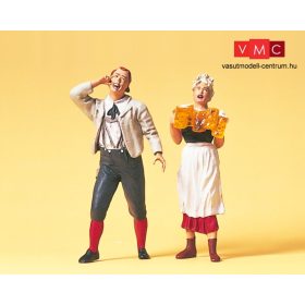 Preiser 45108 Pincérhölgy vendéggel (G)