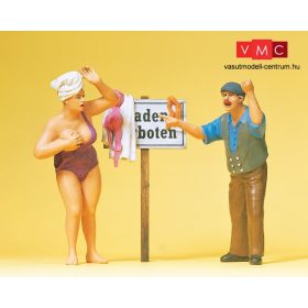 Preiser 45128 Fürdeni tilos! (G)