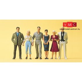 Preiser 45155 Járókelők, 6 db (G)