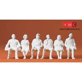 Preiser 45183 Ülő utasok, 6 db - festetlen (G)
