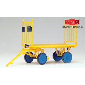 Preiser 45204 Kofferkuli pótkocsi, sárga (G)