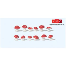 Preiser 45241 Légyölő galóca, 12 db (G)