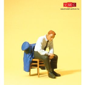 Preiser 45510 Széken ülő német vasutas (G)