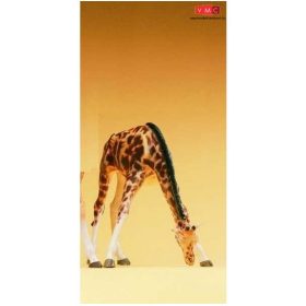 Preiser 47502 Legelésző zsiráf (1:25)