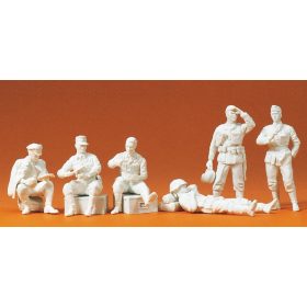 Preiser 64000 German Infantry at Rest 1/35 figura makett