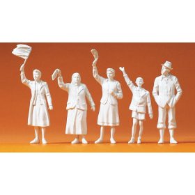 Preiser 64002 Civilians Waving 1/35 figura makett