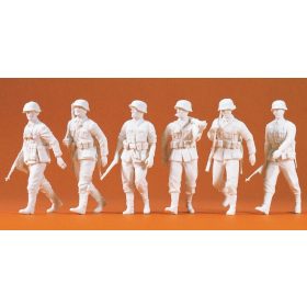 Preiser 64004 German Advancing Infantry 1/35 figura makett