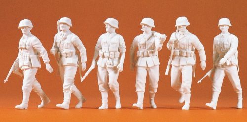 Preiser 64004 German Advancing Infantry 1/35 figura makett