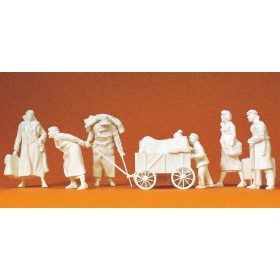 Preiser 64007 Refugees in WWII 1/35 figura makett