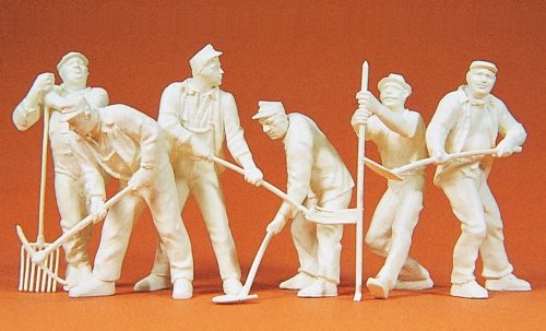 Preiser 64010 Workers in WWII 1/35 figura makett