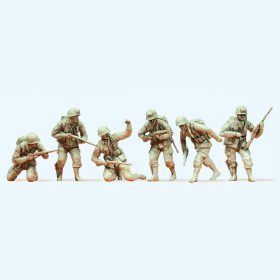   Preiser 64018 US airborne troops D-Day 1944 1/35 figura makett