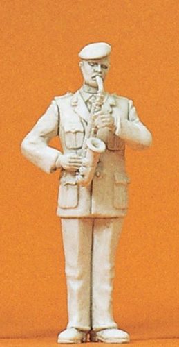 Preiser 64363 Alto Saxophonist in Military Band 1/35 figura makett